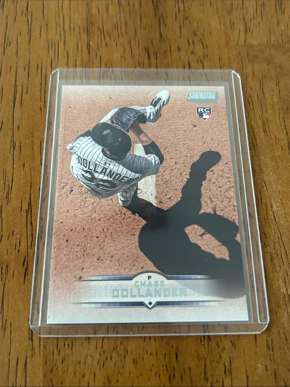 Colorado Rockies Chase Dollander Baseball Rookie Card - Topps Stadium Club